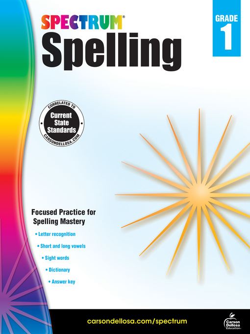 Cover image for Spectrum Spelling, Grade 1